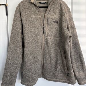 The North Face Mens XXL thick sweatshirt full zip jacket